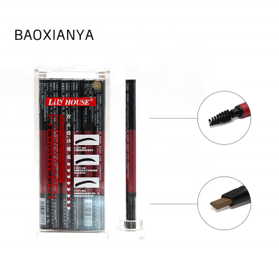 LOW MOQ Popular Wholesale Long Lasting Makeup Eye Brow Pen OEM Sample Free Waterproof Custom Private Label Eyebrow Pencil