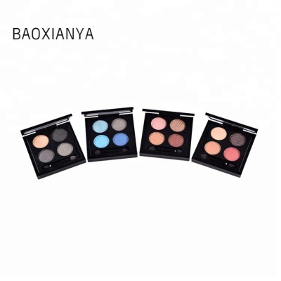 Best Selling High Quality 4 Color Cosmetic Oem No Logo Custom eye shadow Makeup NaturalEyeshadow Palette Private Label