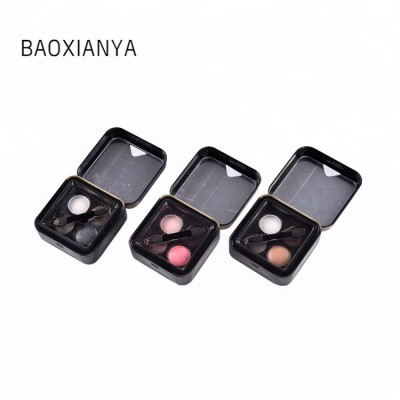 factory best price custom your own brand 4 colors small eye makeup eyeshadow palettes private label